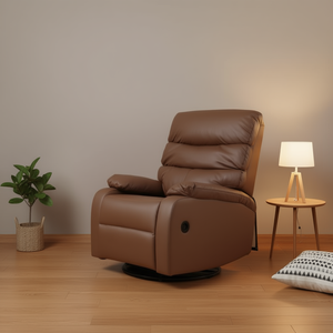 Poltrona Reclinabile Elettrica Homeera in Ecopelle Girevole con Funzione di Reclinazione Elettrica per Soggiorno - Product Image 2