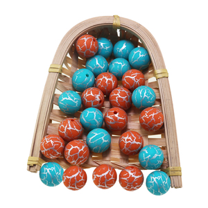 Nouveauté 2024 Perles en silicone effet marbre craquelé argenté personnalisables 15mm pour stylos perlés, porte-clés, colliers, bracelets et bijoux DIY - Product Image 5