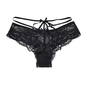 공장 도매 여성 란제리 레이스 속옷 통기성 레이스 끈 팬티와 G 스트링 팬티 - Product Image 5
