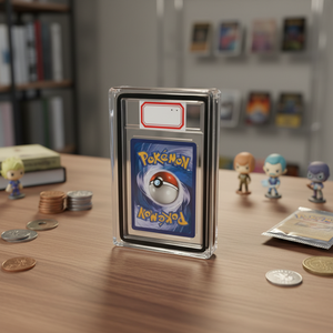 Étui de présentation pour cartes de collection en acrylique magnétique personnalisé JIHONG D-BGS, hauteur réglable, portable, pour cartes de classement BGS TCG - Product Image 2