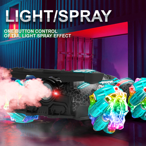 Coche <span class=keywords><strong>de</strong></span> Carreras con Control Remoto <span class=keywords><strong>de</strong></span> 4 Canales, con Spray, Derrape Lateral, Luces Nocturnas Coloridas, <span class=keywords><strong>Efectos</strong></span> Especiales, 2.4G RC, Juguete para Niños, con Cargador - Product Image 6