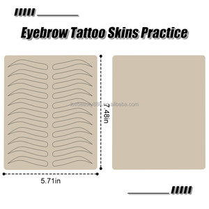 Piel de Práctica para Tatuaje de Cejas de Marca Privada, Herramienta de Entrenamiento de Microblading de Látex - Product Image 5
