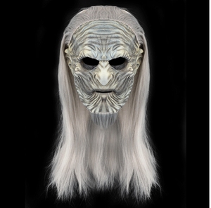 Accessoire Cosplay <span class=keywords><strong>Halloween</strong></span> pour Game of Thrones White Walker Night King Mask Couvre-chef en latex pour maison hantée <span class=keywords><strong>Masque</strong></span> facial blanc - Product Image 3