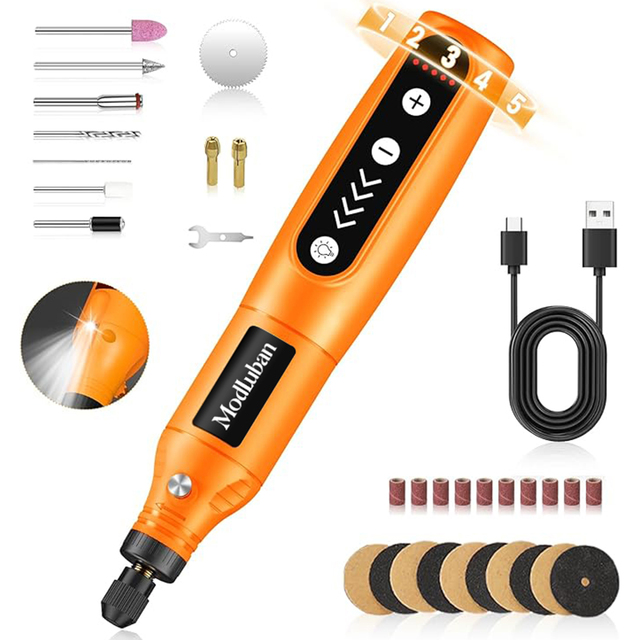 Cordless 3.7V Grinder Electric Rotary Tool Kit Power Tool for DIY Hand-made Wireless Sanding Polishing Drilling Engraving