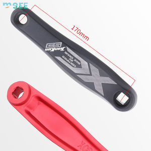 SeeMore Pédalier à trou carré VTT bielles vélo manivelle pédalier manivelles changement de vitesse engrenage fixe pièces de vélo - Product Image 5