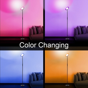 Modern Smart RGB Floor <b>Light</b> Ambiance Standing Corner Ceiling-To-Floor Lamp with <b>Remote</b> <b>Control</b> for Living Room Bedroom - Product Image 4