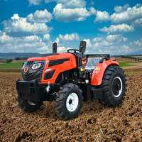 Tracteur agricole 4x4 de 50-70 CV avec moteur diesel Weichai et boîte de vitesses conçue pour les travaux agricoles intensifs, conforme aux normes Euro 5 et EPA
