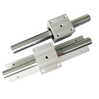 Rail de guidage linéaire cylindrique, 1 pièce avec curseur, SBR16 SBR12 SBR20 SBR40