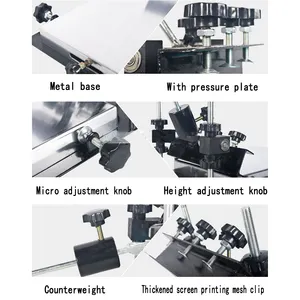 Manual Screen Printing Table High Precision Screen Printing Machine Flat Solder Paste Printing Machine Silk Printer