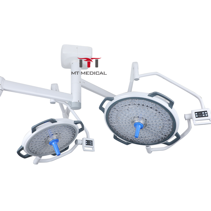 MT MEDICAL YDE-700/500 D Type Double Dome LED Operation Lamp Wireless Control Shadowless Ceiling Surgical Light