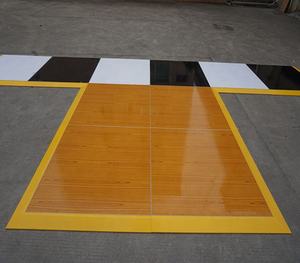 Wedding Fashion Show Performance High Quality Wooden Dance Floor with Painting Edge - Product Image 4