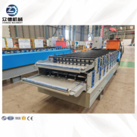Machine de formage de tôles trapézoïdales polyvalente à double couche pour les commandes de construction, machine de formage de profilés trapézoïdaux