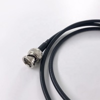 Conjunto de Cable coaxial Belden 1855A, 75ohm, SDI HD RF, con conectores BNC macho rectos a BNC macho, conectores de crimpado rectos