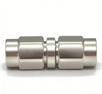 Connecteur coaxial SSMA-JJG1 mâle-mâle, adaptateur direct en acier inoxydable, 50 Ohm, 10 MHz-26,5 GHz, haute fréquence, faible VSWR, micro-ondes RF