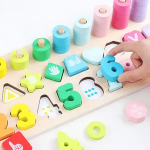 Wholesale custom montessori green boards math manipulatives game for children