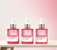 Flacon de sérum pour le visage en verre de luxe personnalisé, 1 oz, 2 oz, 30 ml, 50 ml, 100 ml, emballage pour soins de la peau, flacons compte-gouttes pour huile essentielle pour cheveux