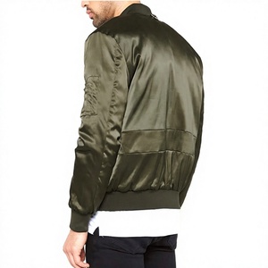 Chaquetas de Satén Sedoso para Hombre, Disponibles en Stock, Resistentes al Viento y Suaves, para Hombres, Mujeres y Niños, Chaquetas Bomber Varsity de Satén, Venta al Por Mayor de Invierno - Product Image 4