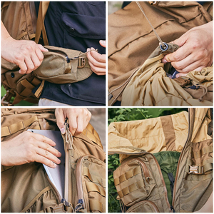 Mochila Táctica de Camuflaje de Nailon 500D Personalizada, Diseño MOLLE, para Caza, Senderismo, Camping y Supervivencia al Aire Libre - Product Image 4