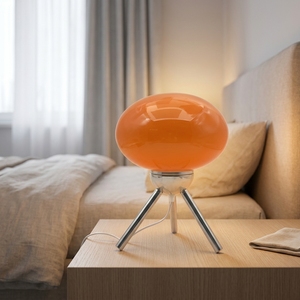 Lampe de bureau <span class=keywords><strong>LED</strong></span> à économie d'énergie blanc chaud, éclairage intérieur, abat-jour en verre mignon, lampe de table <span class=keywords><strong>LED</strong></span> pour salle de lecture - Product Image 1