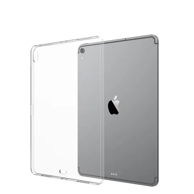 Capa traseira tpu transparente macia para ipad, 12.9 2021