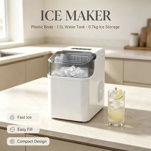 Máquina de Hielo Eléctrica de Plástico con Botón de Control, Eficiencia Energética Clase A - Product Image 2