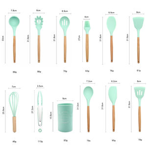 Beeman Nouveau produit <span class=keywords><strong>Ustensiles</strong></span> <span class=keywords><strong>de</strong></span> <span class=keywords><strong>cuisine</strong></span> en silicone pour la <span class=keywords><strong>cuisine</strong></span> Porte-<span class=keywords><strong>ustensiles</strong></span> - Product Image 6