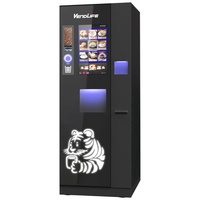 Machine à café libre-service OEM Distributeur automatique de boissons chaudes et fraîches en poudre de chocolat Distributeur automatique de café à écran tactile