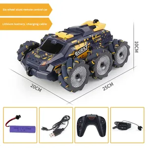 Mới <span class=keywords><strong>2.4</strong></span> <span class=keywords><strong>GHz</strong></span> sáu bánh điều khiển từ xa RC trôi xe Swing ARM diễn viên đóng Thế cử chỉ cảm biến chuyển tính năng kim loại 1080P FHD máy ảnh - Product Image 6