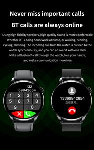 Montre intelligente Gt5 NFC avec écran de 1,28 pouce, appels Bluetooth, charge sans fil <span class=keywords><strong>Hryfine</strong></span>, Montre Reloj Inteligente Smartwatch - Product Image 4