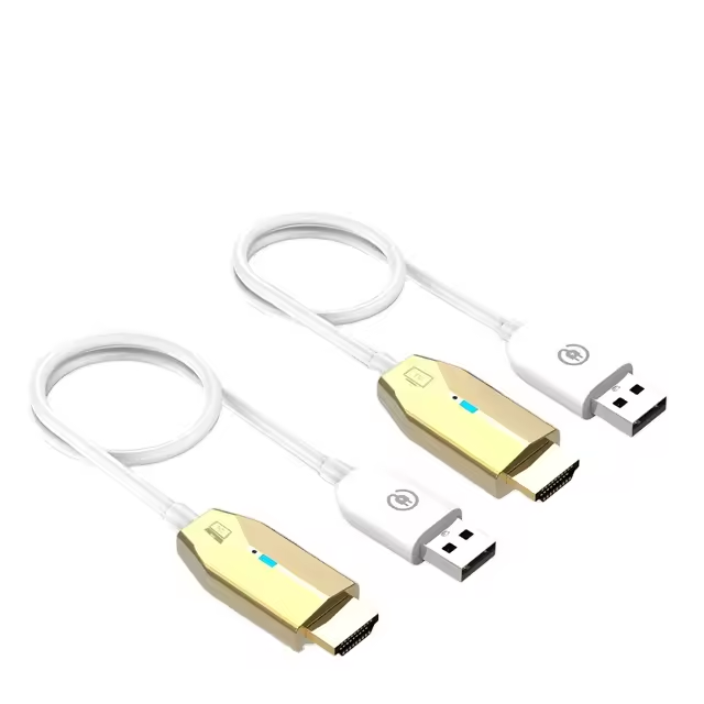 Transmitter and Receiver  Adapter for Laptop TV Projector Monitor Audio Video Transmitter Receiver