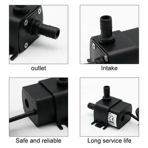 Mini Bomba Centrífuga de 6V 12V, Bomba de Circulación de Agua Eléctrica de Corriente Continua para Fuentes y Acuarios - Product Image 4