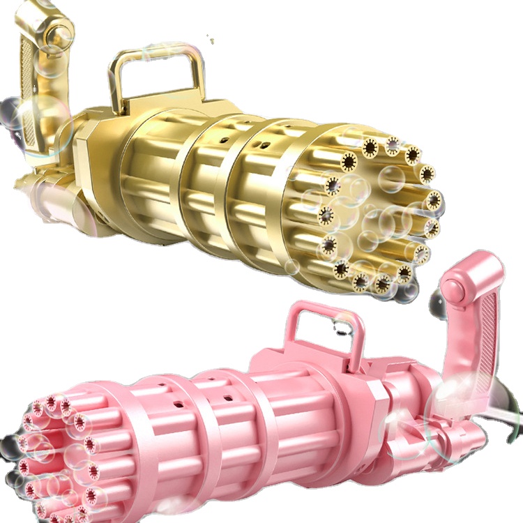 Обновление, 15 отверстий, новинка, пузырьковый пистолет Гатлинга, детская пузырьковая машина, уличные игрушки, пистолет Гатлинга