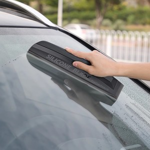 Chongteng Silicone Squeegee One Piece Molded Car Wash Tool For Windshield <b>Cleaning</b> - Product Image 1