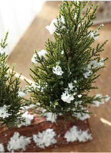 Decoración de escritorio, decoración de repisa, Decoración de mesa de comedor, árbol de <span class=keywords><strong>Navidad</strong></span> Mini, árbol artificial de <span class=keywords><strong>Navidad</strong></span> con bayas y piñas - Product Image 6