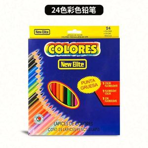 Juego de Lápices de Colores de Madera Premium para Artistas, Forma Hexagonal, 12 Piezas/Caja de Colores, Certificado ASTM-4236, No Solubles, para Estudiantes Escolares, Logotipo OEM de EE. UU. - Product Image 3