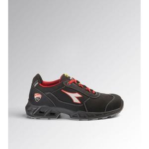 รองเท้าเซฟตี้ Diadora Shark Engine Low S3S Fo Sr Esd สีดำแดง หัวเหล็ก สำหรับผู้ชาย รุ่น Comfort 11 ป้องกันไฟฟ้าสถิตย์ หนังกลับ หนังวัว ซับในตาข่าย - Product Image 1