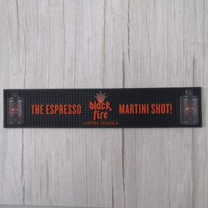 Custom Brand Logo Long Strip <b>Bar</b> Service <b>Mat</b> Non Slip Waterproof Spill Proof Dot Textured PVC <b>Bar</b> <b>Mat</b> - Product Image 1