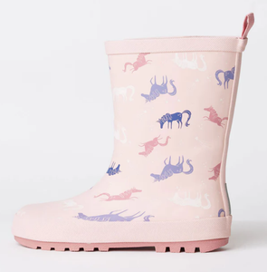 Großhandel wasserdichte Gummi Regens chuhe Kinder Custom Print Regens tiefel Halb neutrale farbige Kinder Gummistiefel - Product Image 3