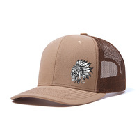 Casquettes en maille 6 panneaux 100 % coton pour adultes, avec transfert thermique, style décontracté, pour équipes, écoles, organisations, hip-hop, baseball – Vente en gros directe usine indienne