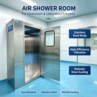 Cabine de douche d'air en acier inoxydable GMP à buses multiples pour laboratoire, hôpital et salle blanche
