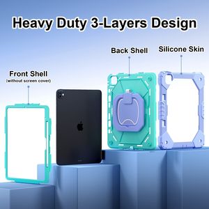 <span class=keywords><strong>Housse</strong></span> de <span class=keywords><strong>protection</strong></span> rigide en silicone antichoc hybride avec anneau de support de béquille pour <span class=keywords><strong>iPad</strong></span> <span class=keywords><strong>Pro</strong></span> 13 11 2024 - Product Image 2