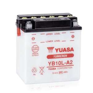 Nouvelle batterie de moto Yuasa YB10L-A2 12V 11Ah 132Wh Technologie Yumicron - Product Image 1