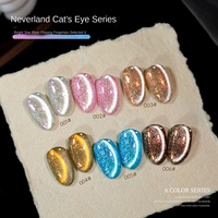 XEIJAYI Nouvelle Série Populaire Flash Neverland – Vernis à Ongles Gel Liquide Polarisé Effet Œil de Chat Argenté Longue Durée pour Nail Art