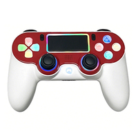 Manette de jeu sans fil professionnelle PS4/PS5 Bluetooth RGB avec deux boutons arrière programmables et fonction macro
