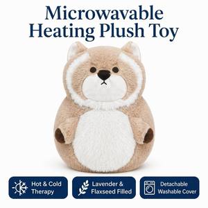 Peluche personnalisée en forme d'animal pour thérapie chaude/froide, parfumée à la lavande et garnie <span class=keywords><strong>de</strong></span> graines <span class=keywords><strong>de</strong></span> lin, pour <span class=keywords><strong>les</strong></span> soins doux à domicile en été comme en hiver - Product Image 4