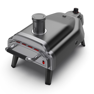 Mini grille-pain à <span class=keywords><strong>gaz</strong></span> pour cuisine, jardin extérieur, double combustible, four à pizza avec base rotative - Product Image 1