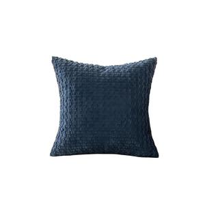 Nuevo Cojín Decorativo de Terciopelo Acanalado con Relleno de Algodón PP, Diseño de Burbujas Cuadradas, para Sala de Estar y Sofá - Product Image 5