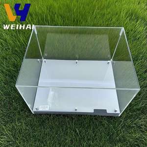 Étui à chaussures 3-en-1 en acrylique-Vitrine transparente pour chaussures <span class=keywords><strong>Nike</strong></span> en acrylique-Boîte de rangement anti-poussière pour baskets avec logo personnalisé-OEM - Product Image 2