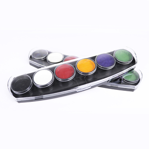 GP Fournitures de peinture corporelle imperméable à l'eau longue durée Special <span class=keywords><strong>FX</strong></span> Alcohol Activated Face Paint Palette Alcohol Based Sfx Makeup - Product Image 5