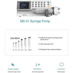 Bomba de jeringa Mdkmod Ms51 de 2 ml a 60 ml de alta precisión para infusión veterinaria para tratamiento gastrointestinal en perros - Product Image 1
